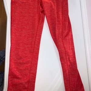 coral (pink & red mixed) leggings
